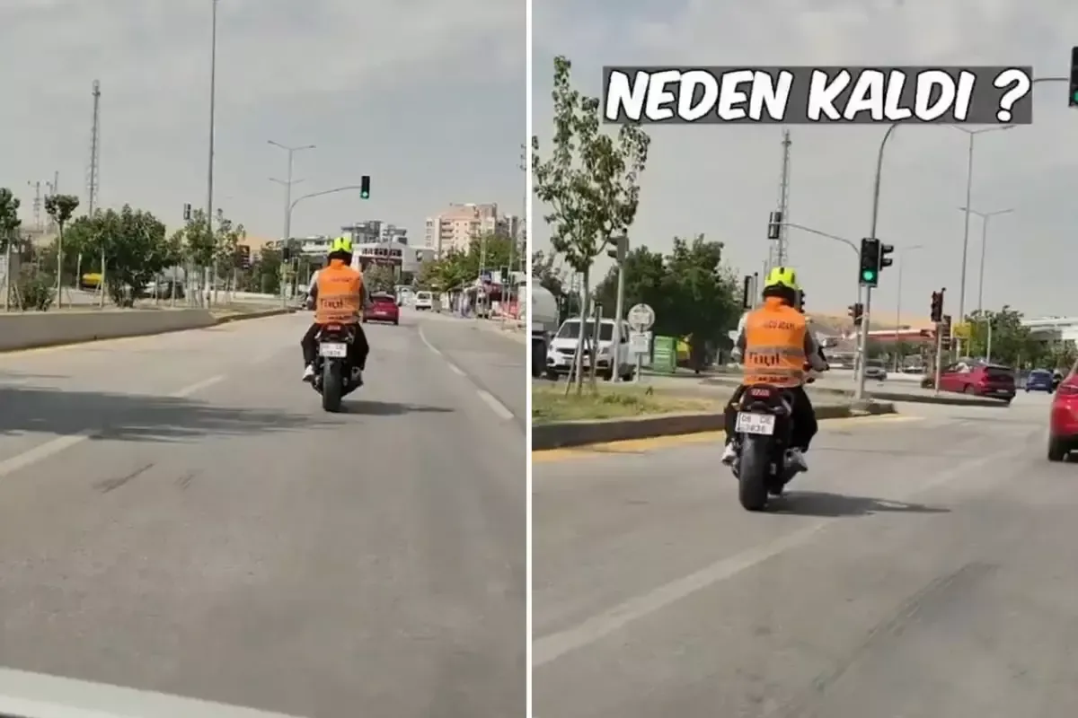 Ehliyet sınavında motor sürücüsünü ehliyetinden eden hiç kimsenin bilmediği hata kamerada