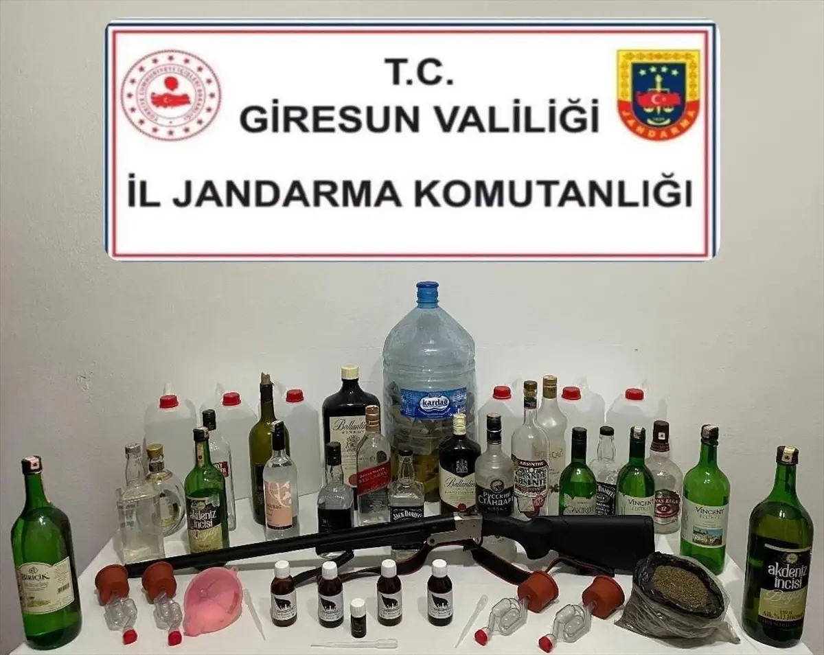 Giresun Keşap'taki Kaçak Alkol Operasyonunun Detayları