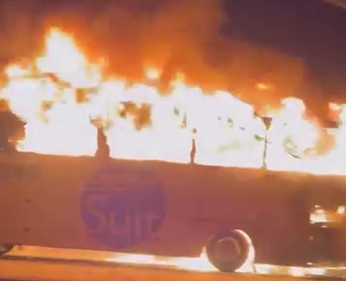 Karabük'te Yolcu Otobüsü Alev Alev Yandı: Can Kaybı Yok