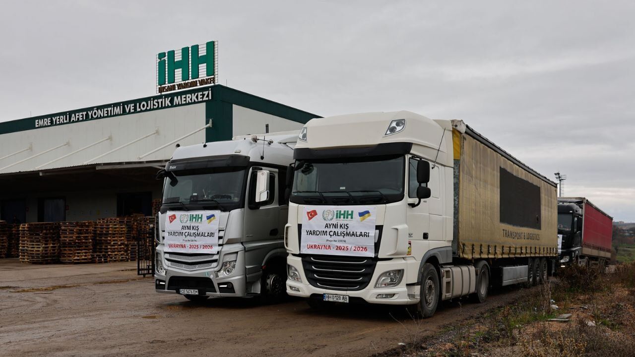 İHH’dan Ukrayna’ya Kış Yardımı: 4 Tır Yola Çıktı