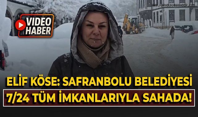 Safranbolu’da Kar Yağışı Etkisini Sürüyor: Belediye Ekipleri Sahada