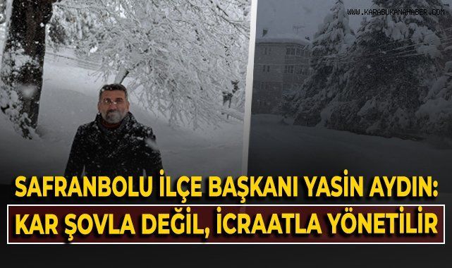 Safranbolu’da Kar Yağışı Tartışması Büyüyor: AK Parti’den Sert Eleştiri