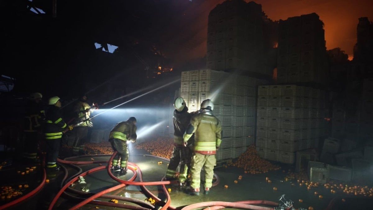 Erzin'de Narenciye Fabrikasında Korkutan Yangın: Bir İşçi Yaşamını Yitirdi