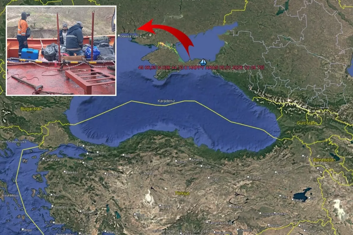 Kerç Boğazı'nda Korkutan Kaza: Happy Aras Karaya Oturdu