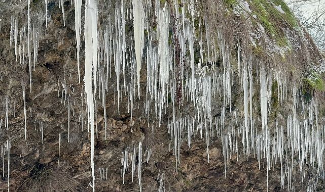 Safranbolu'da buzdan görsel şölen