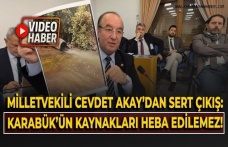 Karabük Milletvekili Akay'dan Kamu Yatırımları Eleştirisi: 