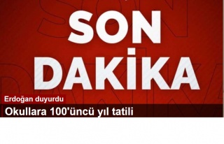 Son dakika... Erdoğan duyurdu: Okullara 100'üncü...