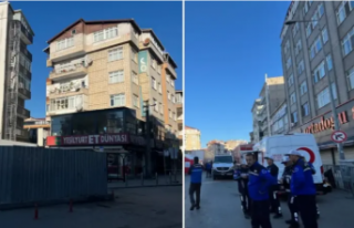 Gebze'de yıkılan binanın yakınındaki binalar...