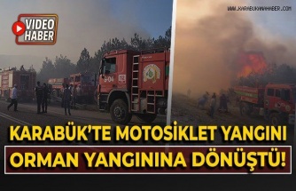 Eflani’de Alev Alan Motosiklet Ormanı Yaktı: Yangın Havadan ve Karadan Kontrol Altına Alındı