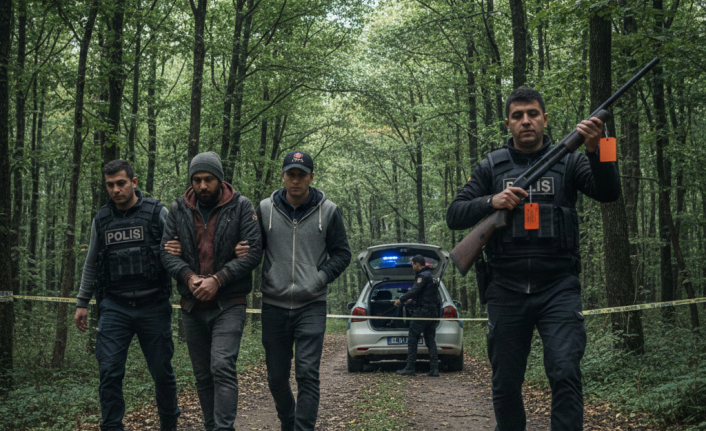 Beykoz’da korku dolu anlar: Ormana ateş açanlar yakalandı