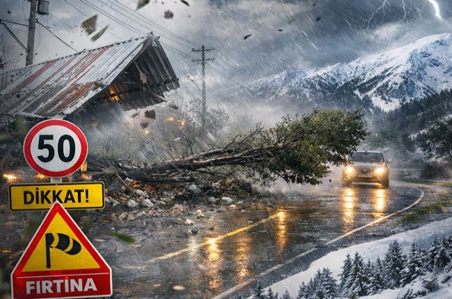 Karabük için fırtına uyarısı: Cumartesiye dikkat